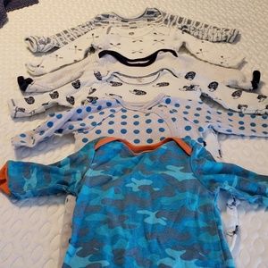 Baby boy gowns and sleepers